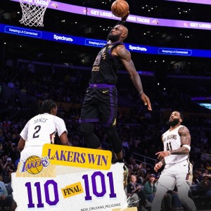 kaiyun-湖人胜鹈鹕取3连胜！看到锡安逐渐平庸，才懂詹姆斯真的被低估了